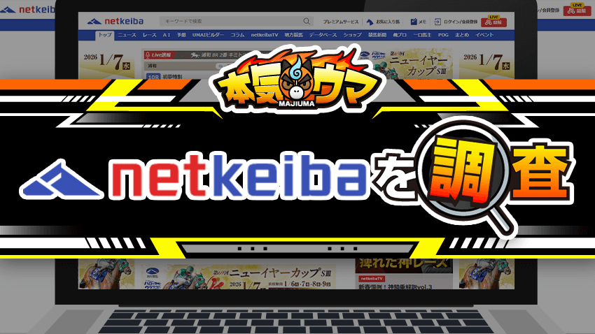 netkeibaを調査