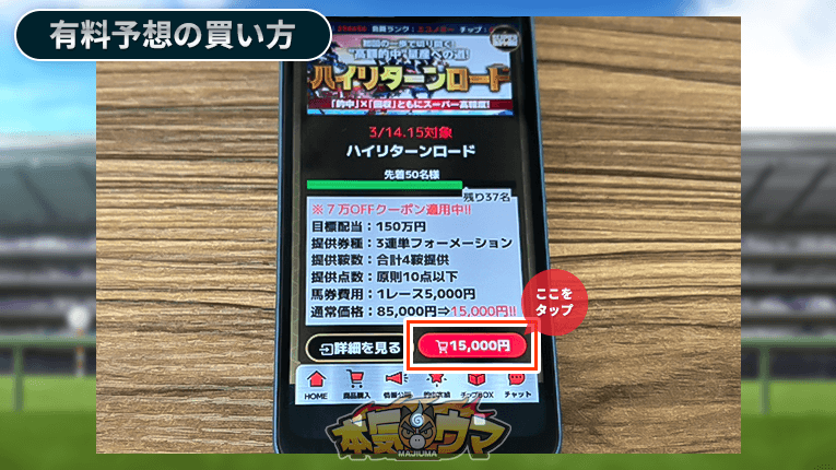 有料情報のハイリターンロードを購入