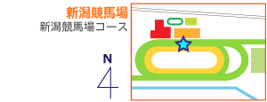 新潟競馬場コースマップ