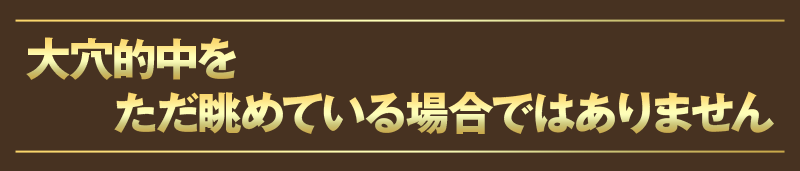 大穴的中をただ眺めている場合ではありません